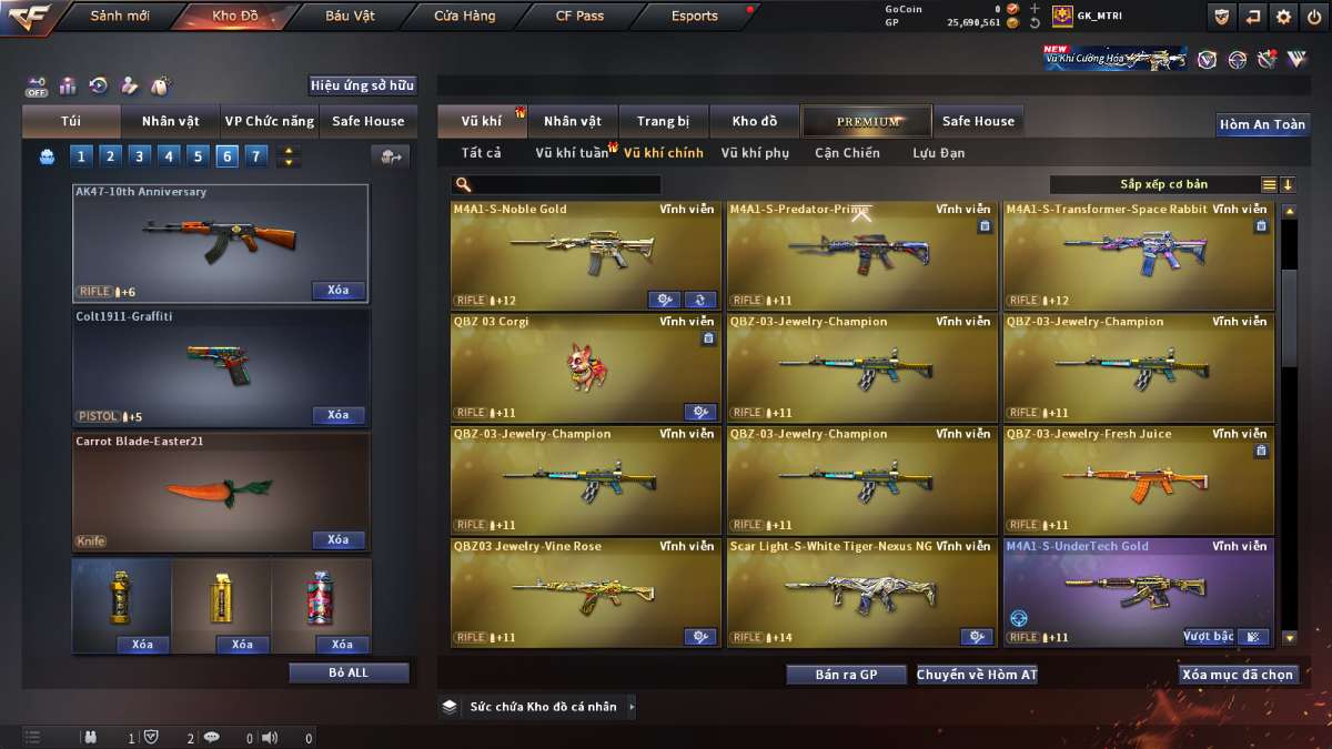 shop acc cf uy tin gia re